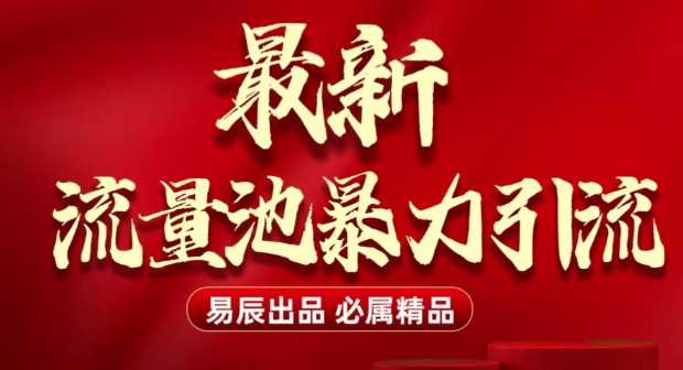 最新“流量池”无门槛暴力引流(全网首发)日引500+多鑫网-专注分享网络创业落地实操课程 – 全网首发_高质量项目输出多鑫网