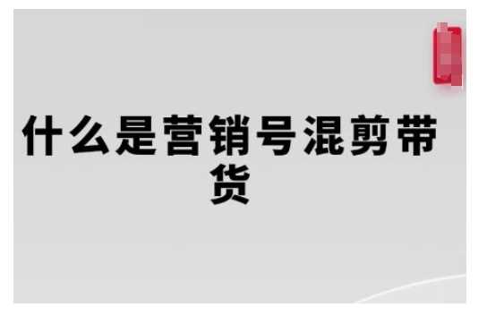 营销号混剪带货，从内容创作到流量变现的全流程，教你用营销号形式做混剪带货多鑫网-专注分享网络创业落地实操课程 – 全网首发_高质量项目输出多鑫网