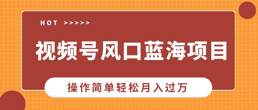 （13945期）视频号风口蓝海项目，中老年人的流量密码，操作简单轻松月入过万多鑫网-专注分享网络创业落地实操课程 – 全网首发_高质量项目输出多鑫网